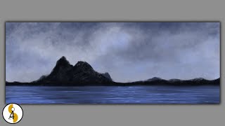 Coast Landscape Painting Blending Procreate Art Ipad Art Short