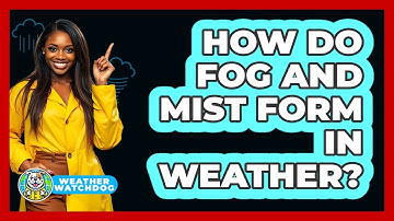 How Do Fog And Mist Form In Weather? - Weather Watchdog