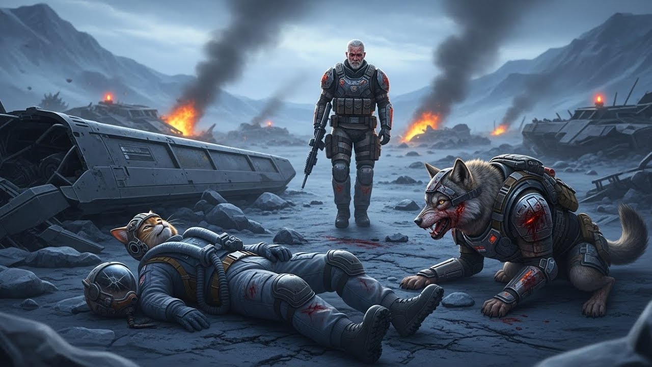 They Left a Cat Pilot and Tracker Wolf to Die—A Human Veteran Decided to Save Them Anyway