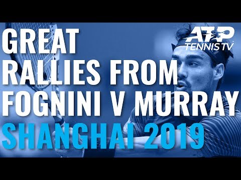 Great Shots & Rallies From DRAMATIC Fabio Fognini v Andy Murray Match! | Shanghai 2019 Day 3