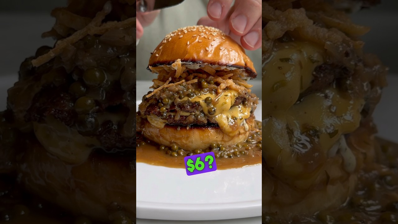 CITY’S BEST BURGER $6?? 🤯🍔 #foodie #restaurant #milwaukee #foodlover #wisconsin #cheese