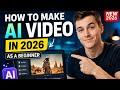 How To Make A AI Video In 2026 As A Beginner | AI tutorial Video | #AI  #totorial # Beginner