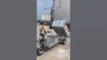 One machine for multiple uses, saving time, effort and labor # Electric three-wheel dump🚒 #subscribe