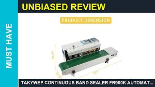 Takywep Continuous Band Sealer FR900K Automatic 1 Review Efficiency That Lasts