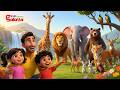Lied vom Park der Tierfreunde - Animal Friends Park Song | Nursery Rhymes for Kids | Galatta Kids