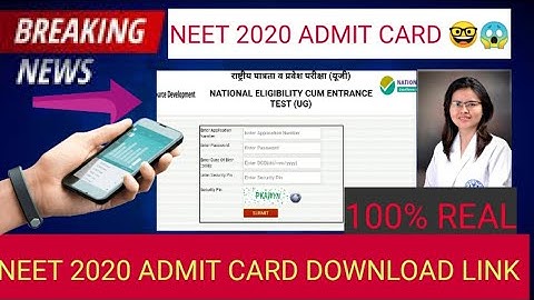 NEET 2020 ADMIT CARD DOWNLOAD KAISE KRE??WITH PASSWORD ?WITHOUT PASSWORD?? NEET 2020 LATEST NEWS