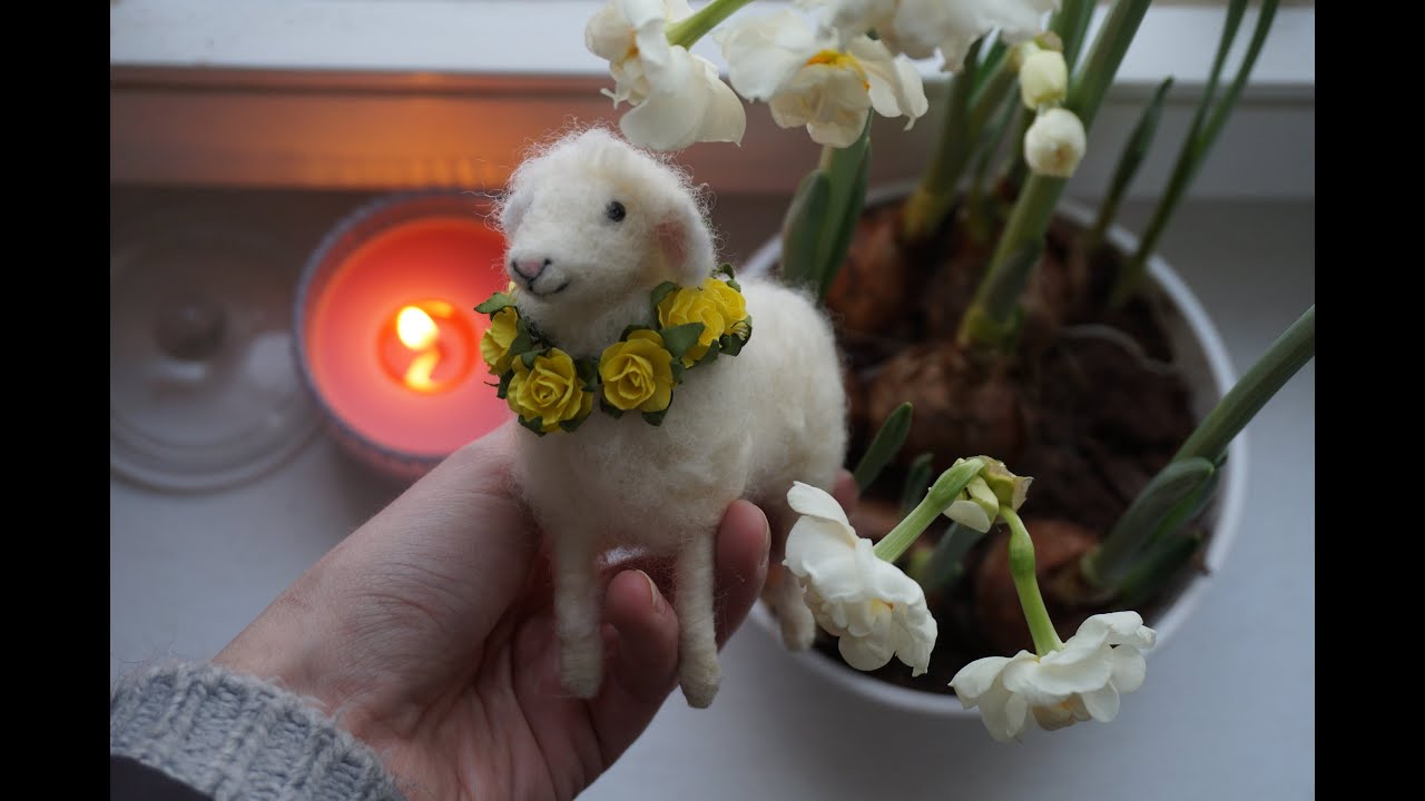 Kurs instrukcja filcowania - Owieczka cz.1