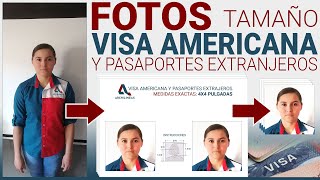 FOTOS  PARA VISA AMERICANA 2X2 PULGADAS, PASAPORTE EXTRAJERO, CARNET DE INDENTIDAD, TAMAÑO DOCUMENTO