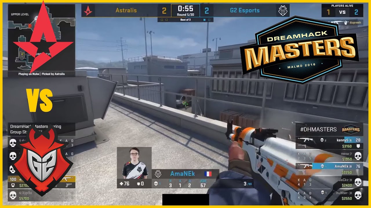 Astralis vs G2 - DreamHack Masters - BEST MOMENTS