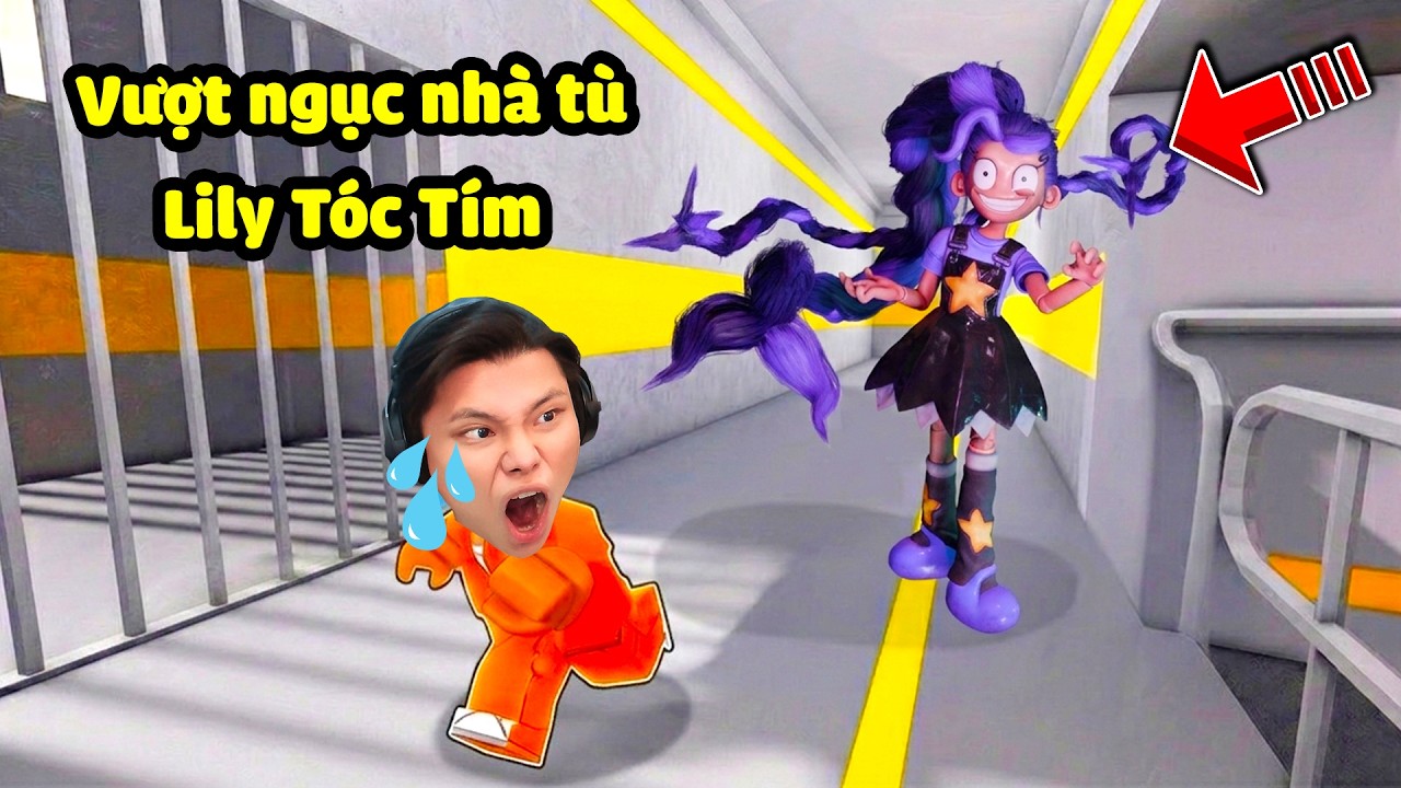 [ROBLOX] JayGray Vượt Ngục Nhà Tù Lily Lovebraids💜💀Thử Thách Trốn Thoát Khỏi Obby Poppy Playtime 5
