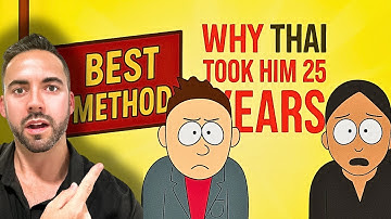 How I Learned Thai FAST Without Studying 🇹🇭 (No Books, No Teachers, Just This)