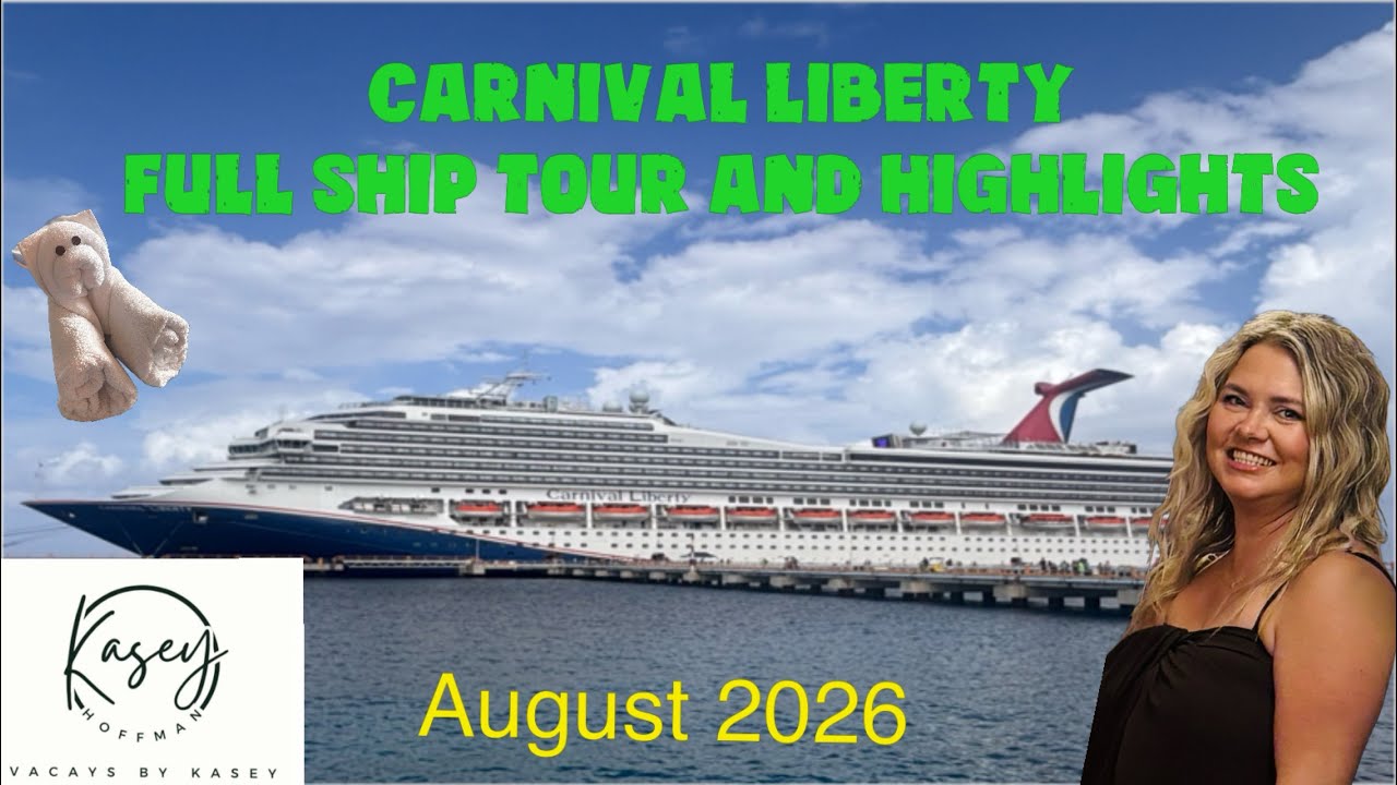 Carnival Liberty Cruise Ship 2026 🚢  Ship Tour | WaterWorks, Mini Golf, Cloud 9 Spa & More!