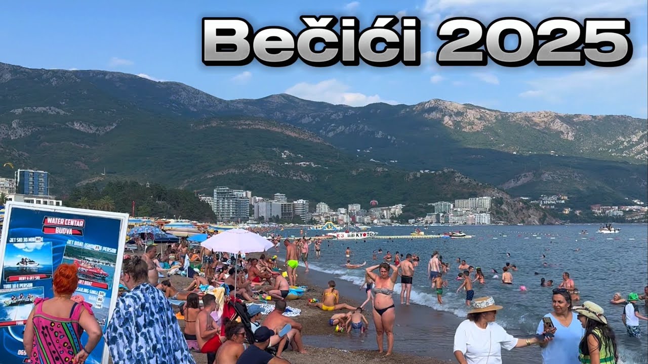 Bečići 2025 - Plaža danas, Hotel Beograd i niske cene, nostalgija i nova GRADNJA, TORINE #becici