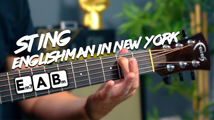 Englishman in New York Guitar version - Guitar performance video thumbnail