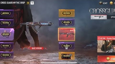 CoD Mobile: Cross Guard Mythic Drop (iOS + Android)