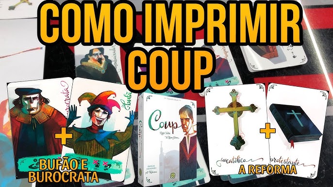 Coup + Expansão A Reforma - Jogo de Cartas - Grok - Jogos