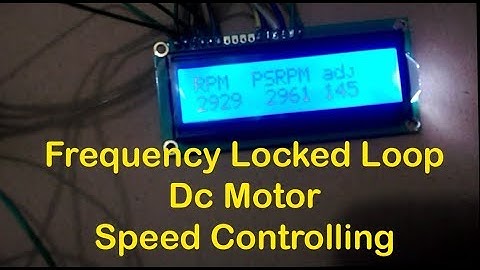 Arduino RPM Counter & DC Motor Constant Speed Controller "Optical Tachometer"
