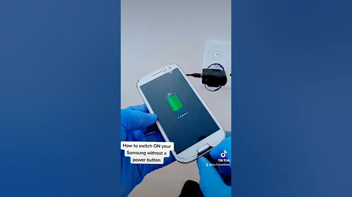 how to switch ON your Samsung without a power button