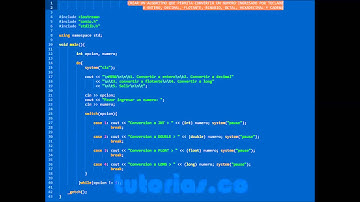 sentencia case -- visual C++ (conversión de datos)