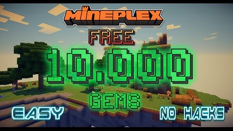 EASY 10,000 FREE GEMS MINEPLEX | 100% WORKS | NO HACKS