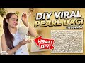 DIY - Viral pearl bag TUTORIAL #youtubevideo #pearlbag #handmadepurse #handmadebag #diypurse #diy 