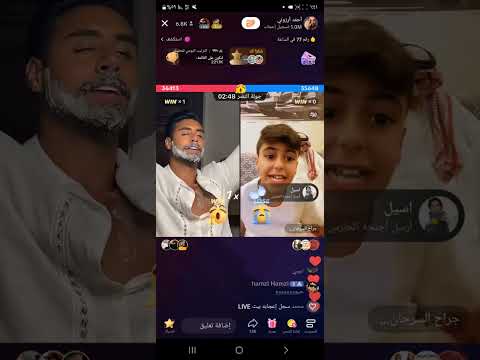 احمد ارزوني مع الطفل السعودي جراح سرحان