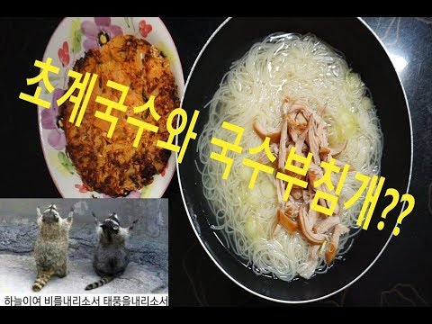 ep6. 비야와라 장마기원 초계국수와 국수부침개 #초계국수 #국수부침개 #부침개 #기우제 #야매요리