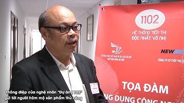 Thông điệp 102 giây của nghệ nhân "Dự án 1102" tới người hâm mộ sản phẩm thủ công