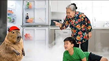 Cách Capy cùng anh giải nhiệt mùa hè Và Cái Kết Bất Ngờ #capybara