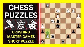 Chess Puzzles to Practice. Themes: Crushing, Master games, Short puzzle. Learn Chess