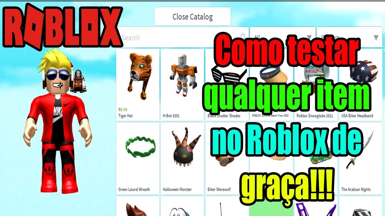 COMO TESTAR A ROUPA (TEMPLATE) SEM GASTAR ROBUX! 😱#tutorial #robloxtu