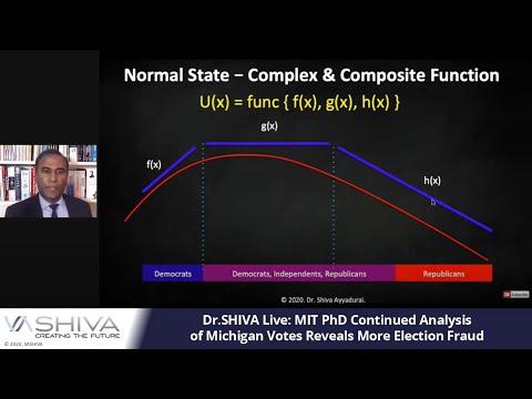 Dr.SHIVA LIVE: MIT PhD Continued Analysis of Michigan Votes Reveals More Election Fraud.