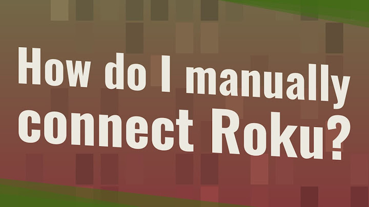 Where do you find a roku ip address