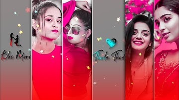 New Trending Text Glow Lyrics Pop Up Video Editing In Kinemaster | Shake Effect Status Editing