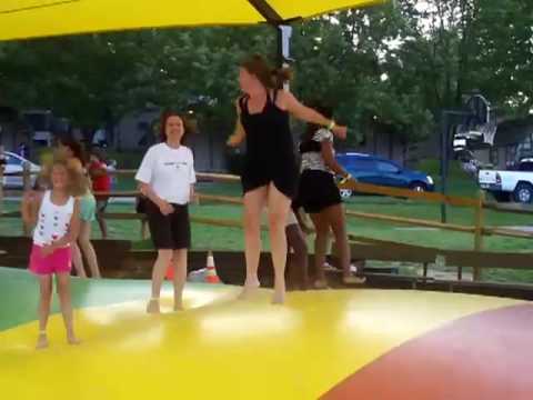 Harpers Ferry KOA Bounce Pillow Starring Bridget - YouTube