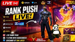 🔴Free fire new update rank push br ranked ll