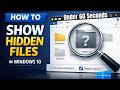 How To Show Hidden Files in Windows 10 ( 2026 )