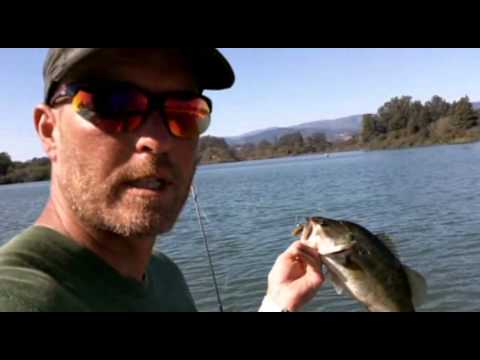 happy fishing day Central Coast bass fishing shows. Fishing CCB custom baits at Pinto lake.
