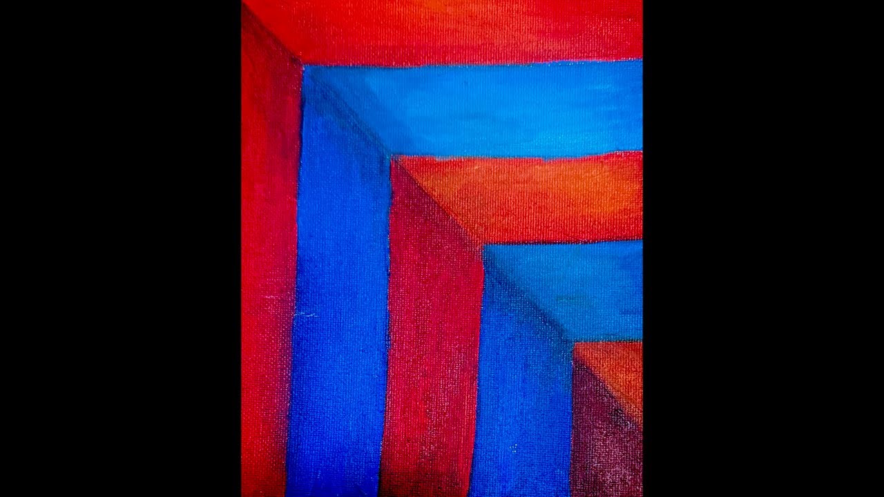 Reto sugerido por suscriptores del canal.   Cómo pintar  pintar ilusión óptica.