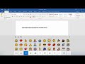 Emojis on Windows 10 and Windows 11 in Microsoft Word, Google chrome, and WhatsApp