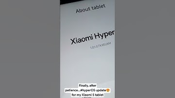 Finally, after patience...#hyperOS update for my Xiaomi 5 tablet #xiaomi #mi_pad #explore #update