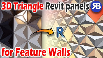 Revit Snippet: Create 3D Triangle Panels for Feature Walls