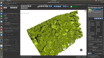 How to present pores with a mesh model ? With DRAGONFLY 4.1