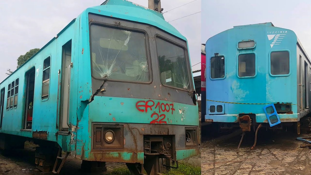 Supervia - Trens Baixados no XM-5 em Deodoro.