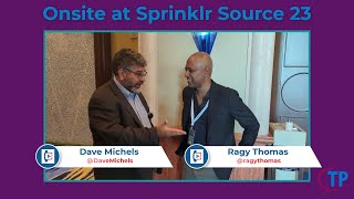 Sprinklr CEO, Ragy Thomas, at Sprinklr Source 23