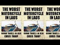'The Worst Motorcycle in Laos' by Chris Tharp | Travel memoir review | 책 리뷰