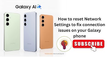 How to reset Network Settings to fix connection issues on your Galaxy Phone - Full Guide!