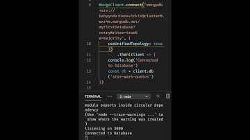 CRUD MongoDB Atlas 8000 error