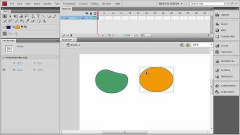 How To Grouping Objects In Adobe Flash