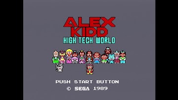 Alex Kidd: High-Tech World (Master System) Playthrough